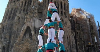 La Diada del Safareig arrenca l'any casteller a la Sagrada Família